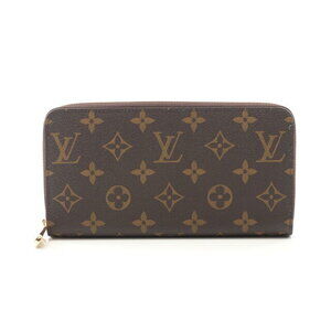 Louis Vuitton Zippy Wallet Monogram Tonic Lemon Round Long Brown
